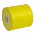 Maxstick PlusD 3 1/8'' x 170' Canary Diamond Adhesive Thermal Linerless Sticky Label Paper Roll, 12PK 105318170PDC